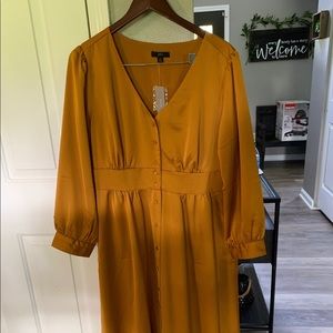J crew golden dress BNWT